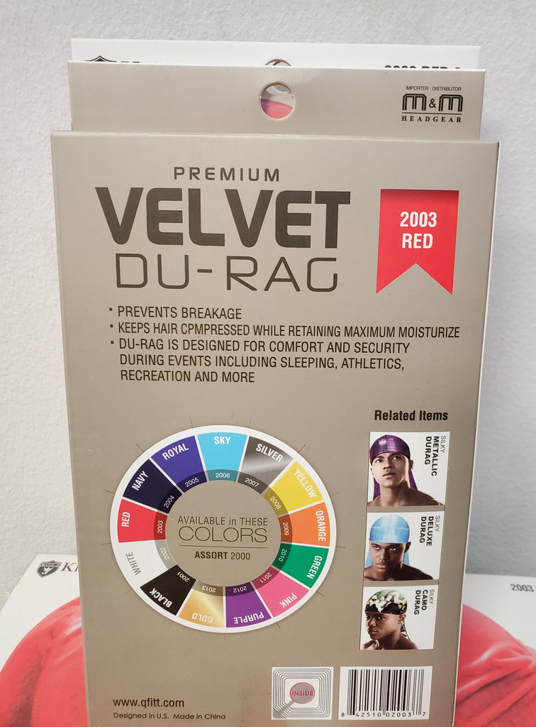 MM 2003 VELVET DURAG-RED