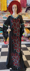 Swarovisk fully stones dress front and back ready made with inner wear #19