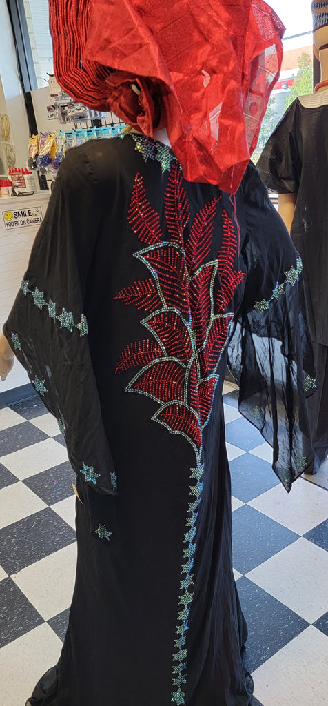Swarovisk fully stones dress front and back ready made with inner wear #19