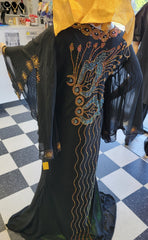 Swarovisk fully stones dress front and back ready made with inner wear #22