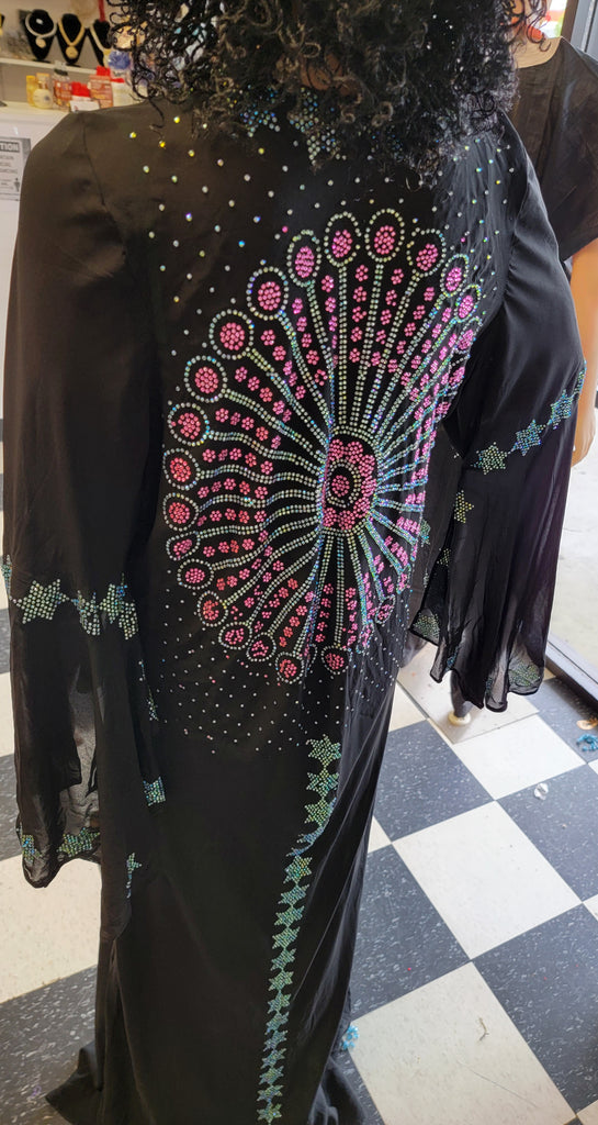 fully stones  dress front and back ready made with inner wear #33