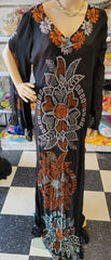 fully stones  dress front and back ready made with inner wear #32