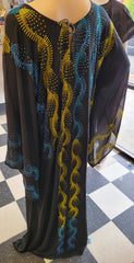 fully stones bubu  dress front and back ready made with inner wear #31