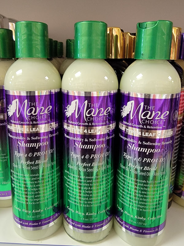 MANE CHOICE HAIR TYPE 4 LEAF CLOVER SHAMPOO 8 OZ