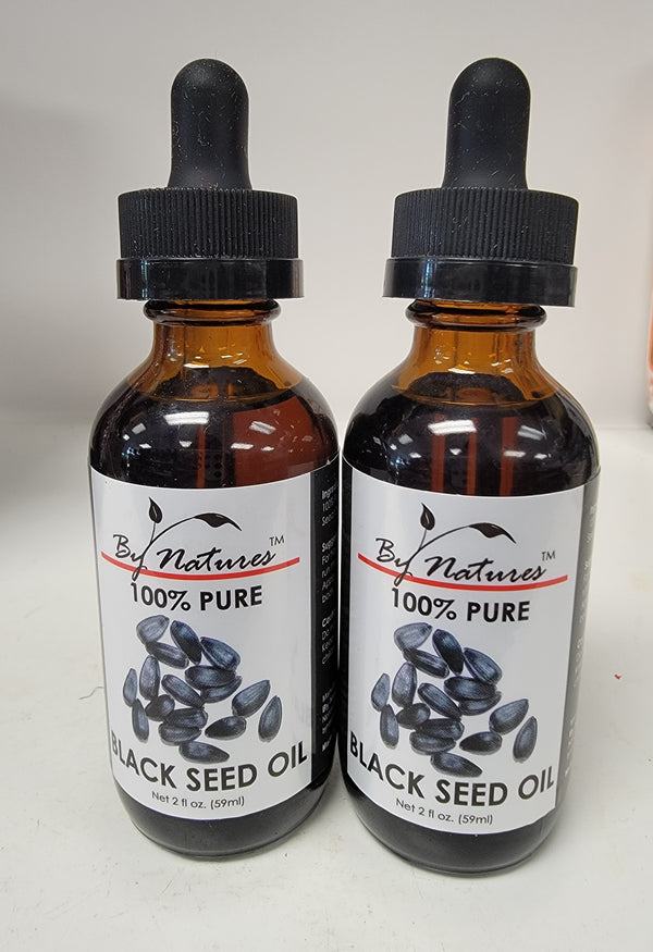 BY NATURES 100% PURE BLACK SEED OIL 2 oz