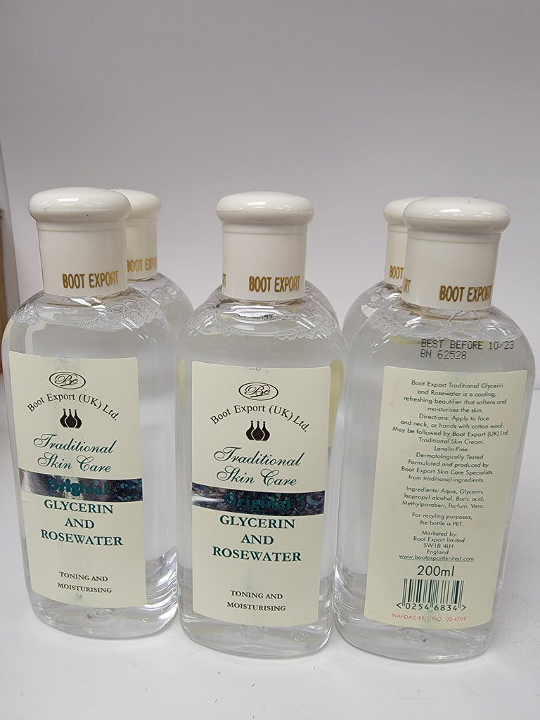 TRADITIONAL SKIN CARE GLYCERIN AND ROSEWATER