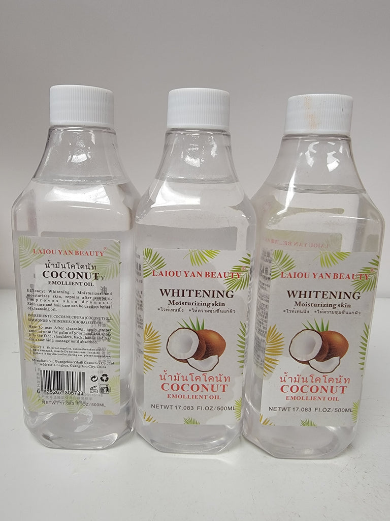 LAIOU YAN BEAUTY WHITENING MOISTURIZING SKIN COCONUT OIL