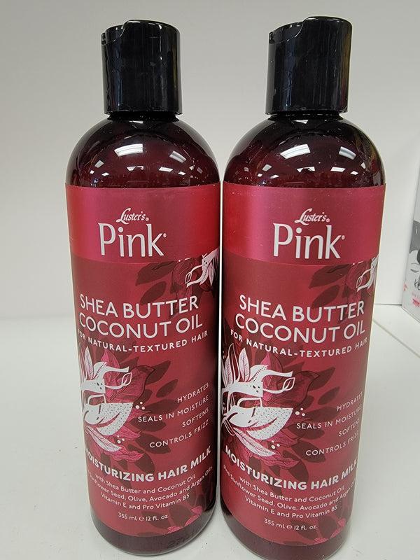 LUSTER PINK SHEA COCONUT HAIR MILK 12 OZ