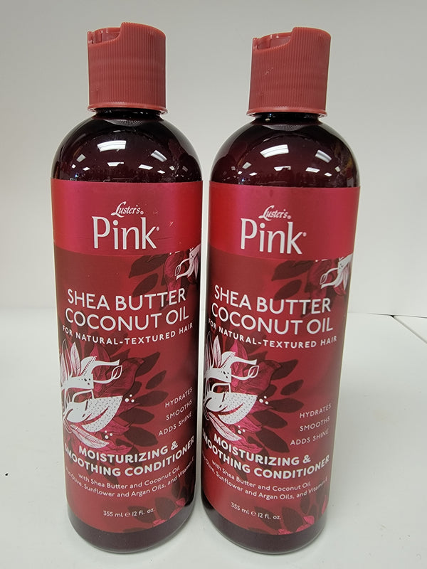 Luster's Pink Shea Butter Coconut Oil Moisturizing &Conditioner 12 Fl Oz