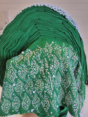 Classic Green Auto Gele Ready-Made