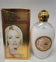 OMEGA SUPER CLEAR  WHITENING BODY MILK HYDROQUINONE FREE