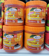 VEETGOLD GLUTATHIONE SPA ORANGE & PAPAYA SHOWER SALT
