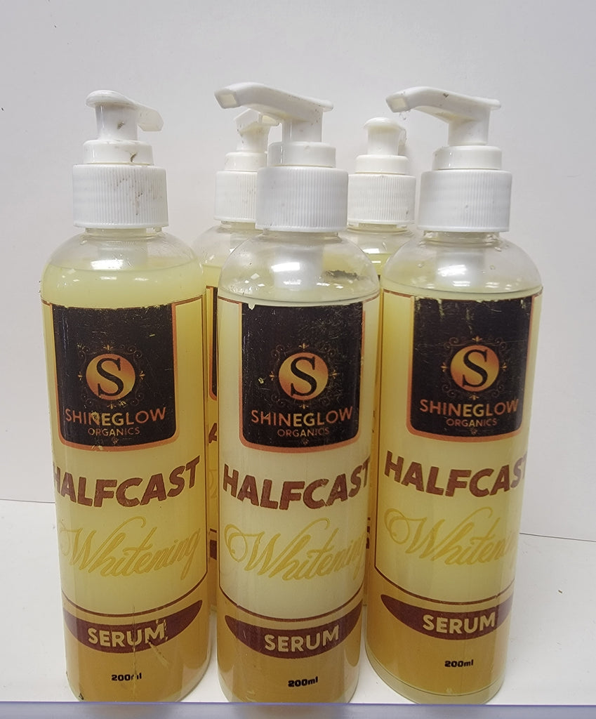 Shineglow organic halfcast whitening serum 200ml