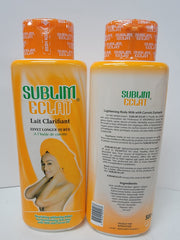 Sublim eclait lait clarifiant nourishing body lotion 500ml