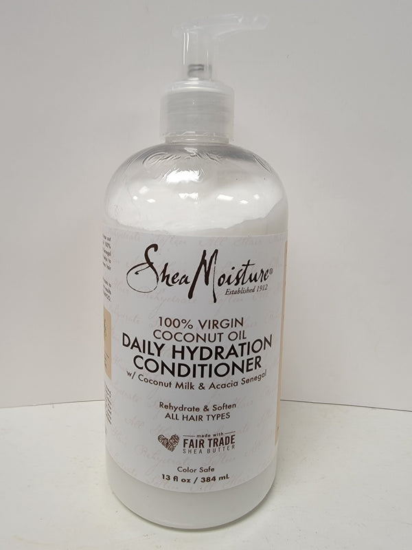 SheaMoisture Conditioner Daily Hydration 100% Virgin Coconut Oil - 13 Fl. Oz.