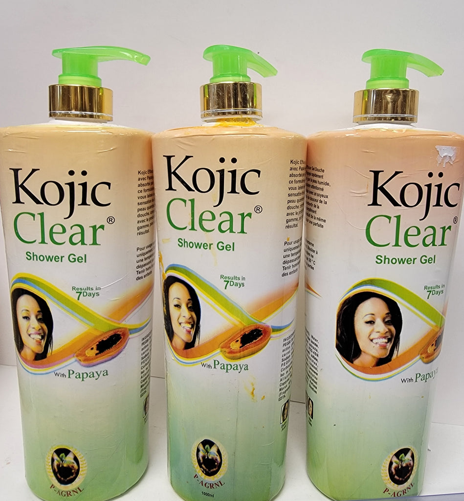 Kojic clear skin lightening papaya shower gel 1000ml