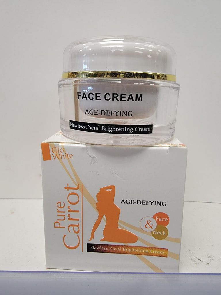 Pure carrot age defying face &neck flawless facial Brightening cream