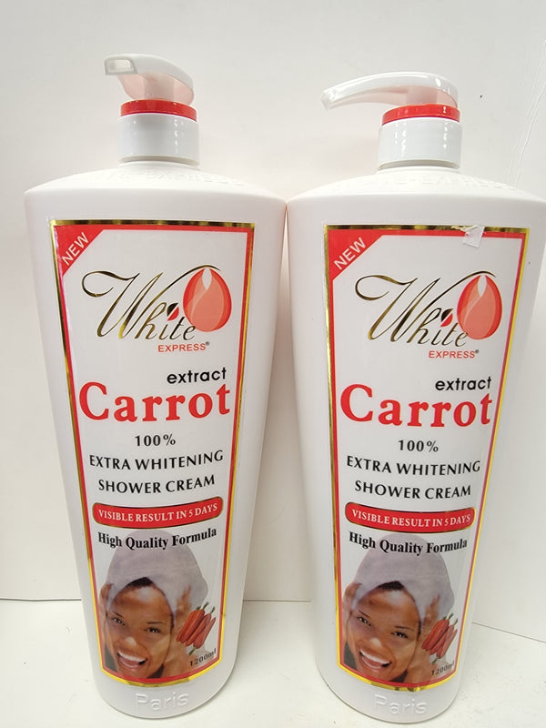 WHITE EXPRESS CARROT EXTRACT  SHOWER GEL