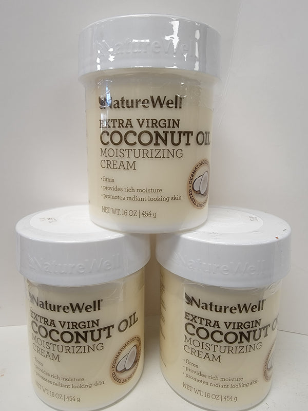 Extra virgin coconut oil moisturizing cream