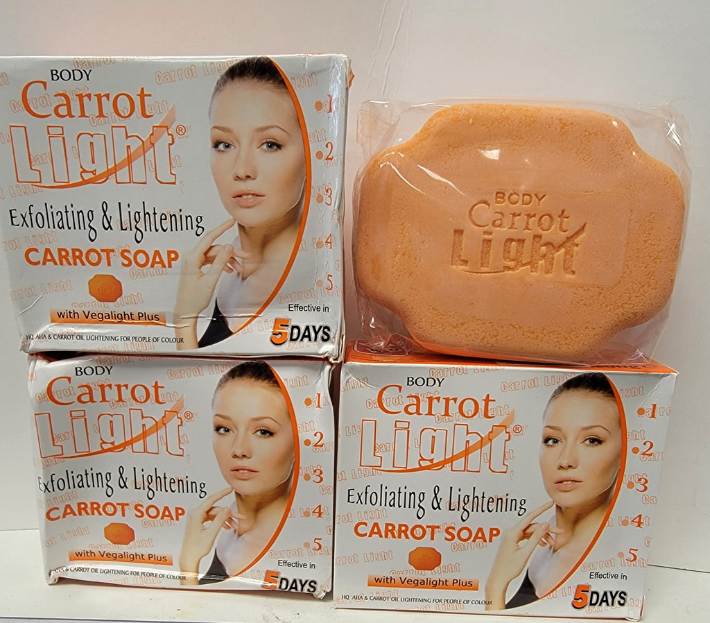 Body carrot light exfoliating &lightening soap