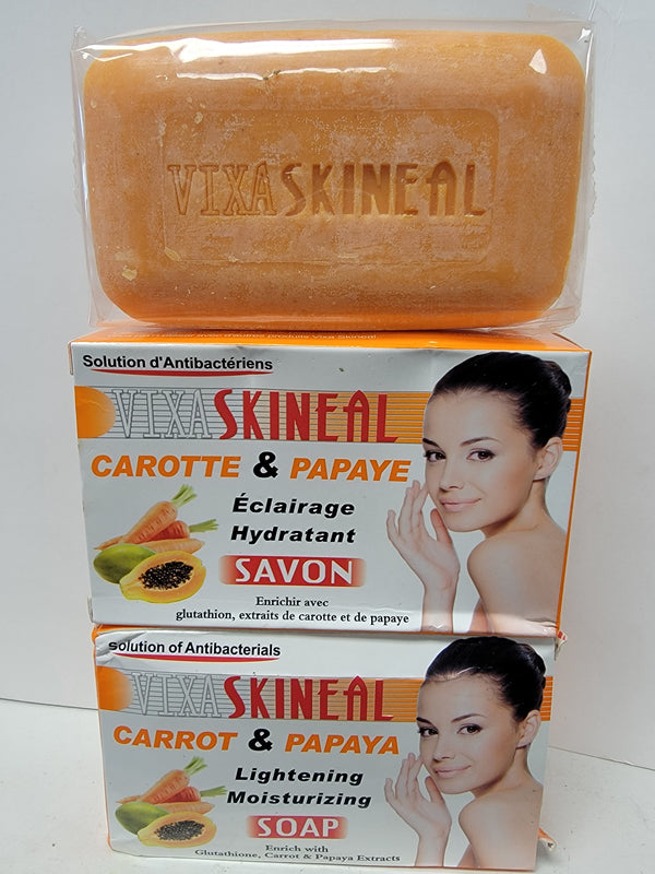 Vixa skineal carrot & papaya  lightening soap