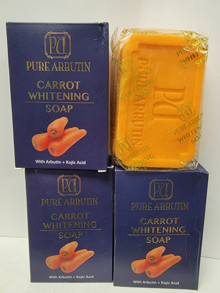 Pure Arbutin carrot whitening soap