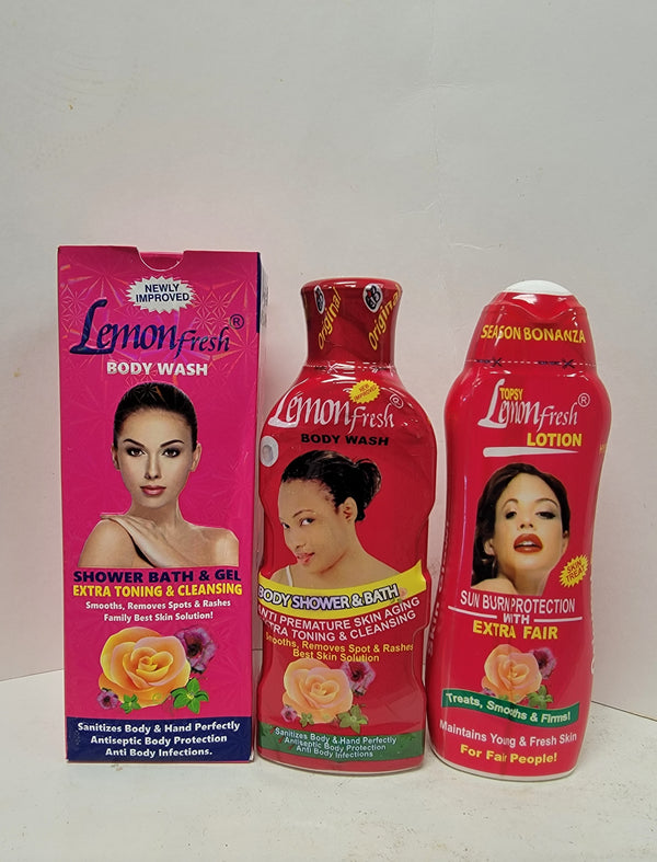 Topsy Lemon Fresh 2 in 1 Lotion & Batht