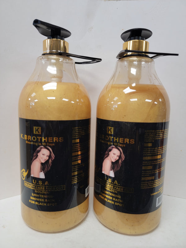 K BROTHERS GOLDEN  LIGHTENING  SHOWER  GEL
