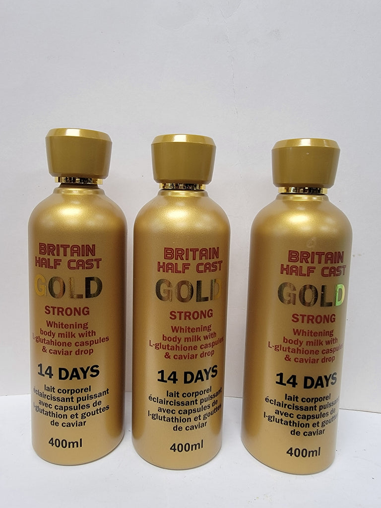 Britain Half Cast gold  body lotion