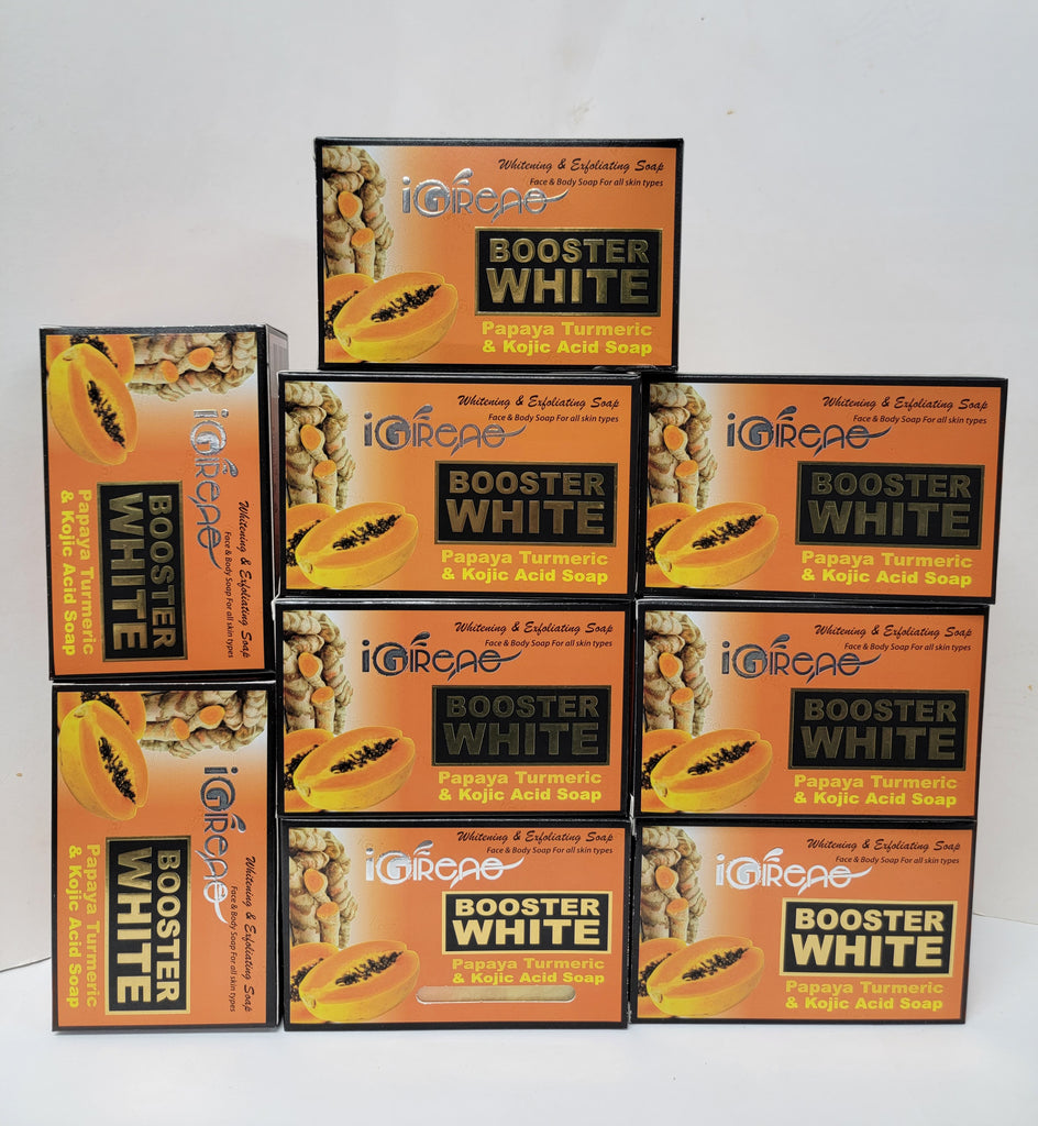 Booster white papaya Turmeric and kojic acid soap