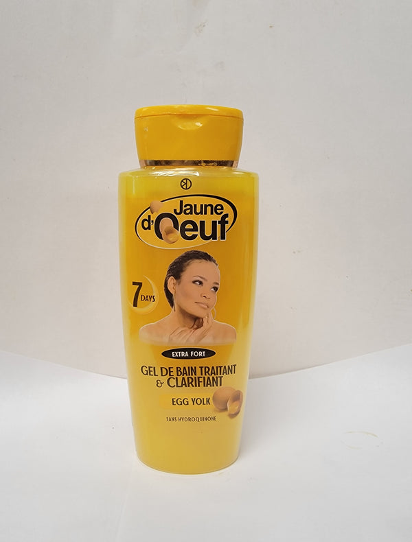 Jaune d'oeuf treating and clarifying egg yolk shower gel
