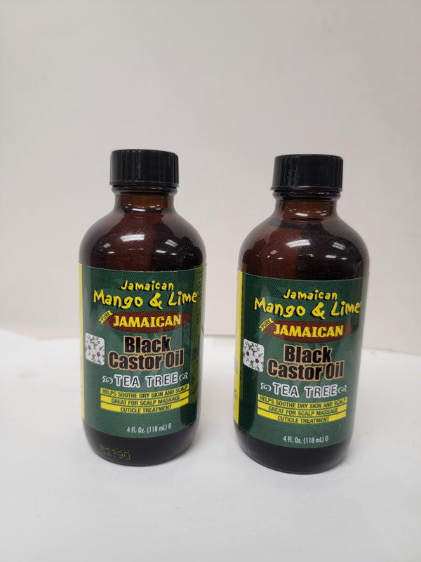 JAMAICAN BLACK CASTOR OIL- TEA TREE 4oz