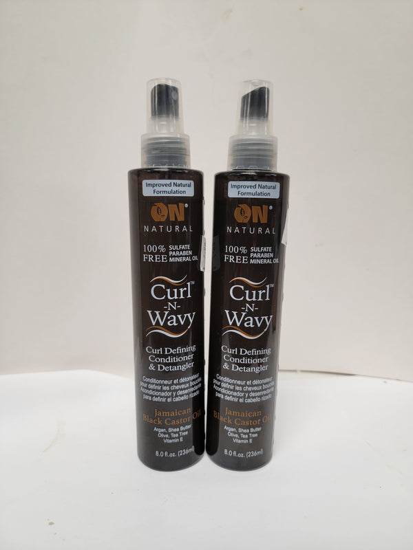 ON NATURAL CURL N WAVY DETANGLER- JAMAICAN BLACK C