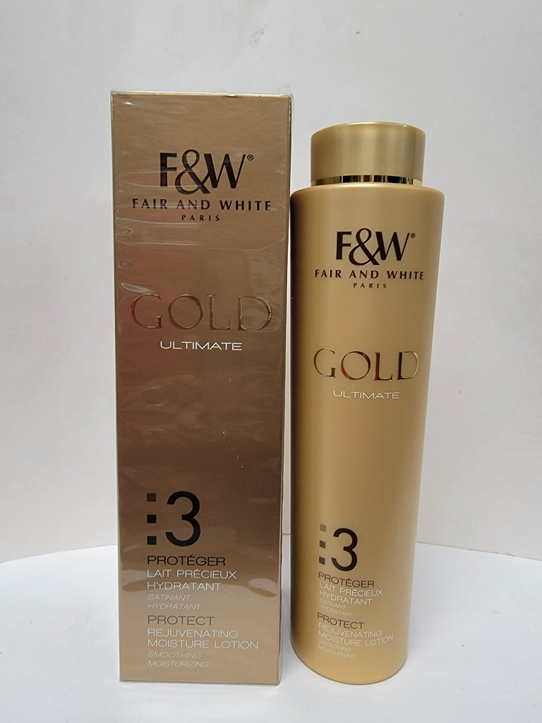 Fair and White 3 Gold Revitalizing Body Lotion with Argan Oil 500ml / 17.6fl.oz