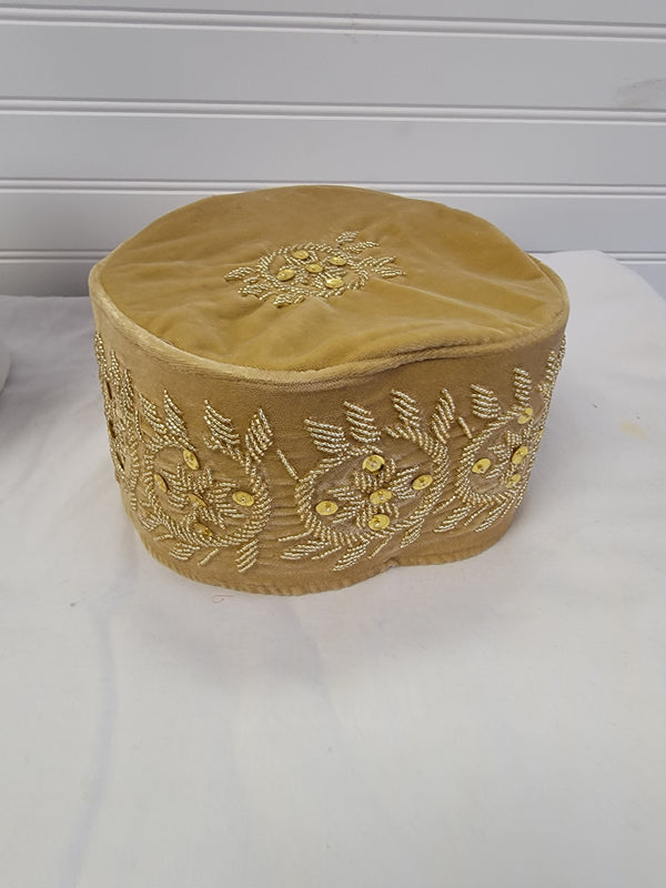 Gold Men Luxury African wedding men Cap