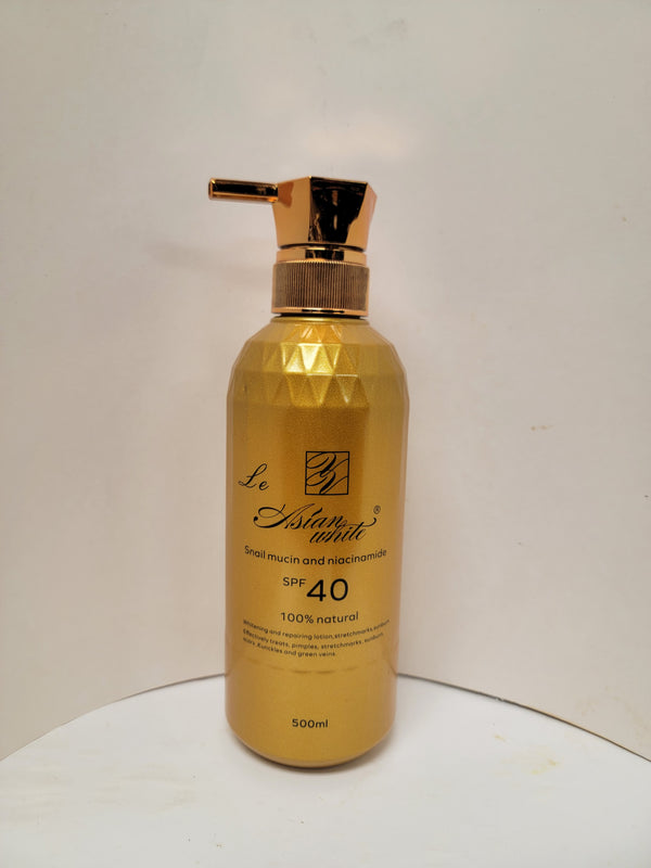 Asian White Lotion Spf40 500ML (Pack of 6)