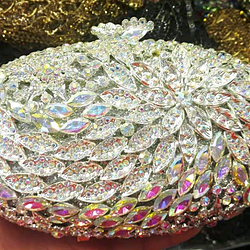 Bridal Clutch purses - Ladybee Swiss Lace