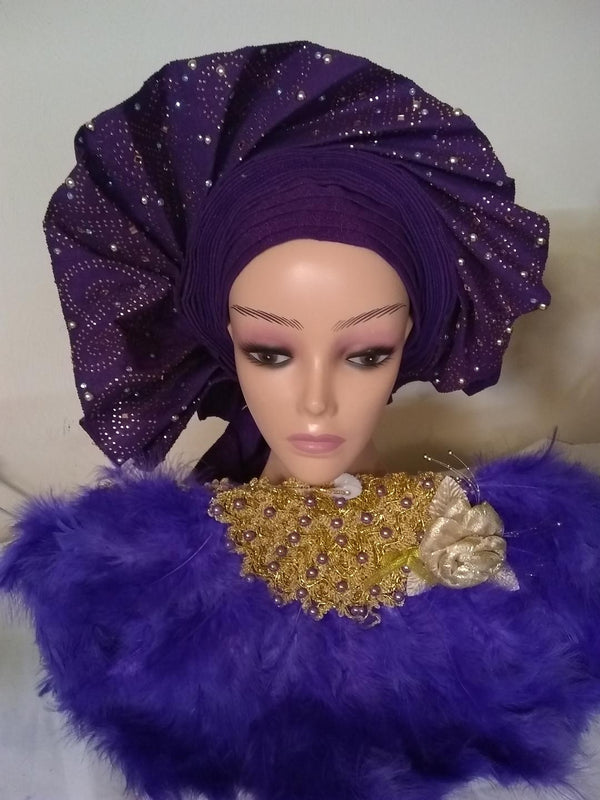 PURPLE HEADTIE AUTO GELE