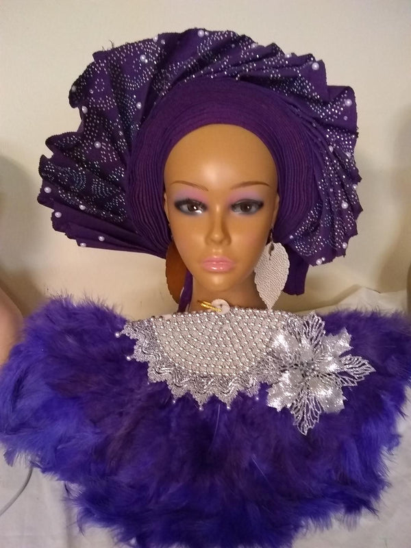 READY MADE AUTO GELE HEADTIE