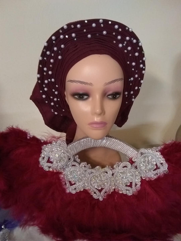 CLASSIC AUTO GELE  HEADTIE - Ladybee Swiss Lace