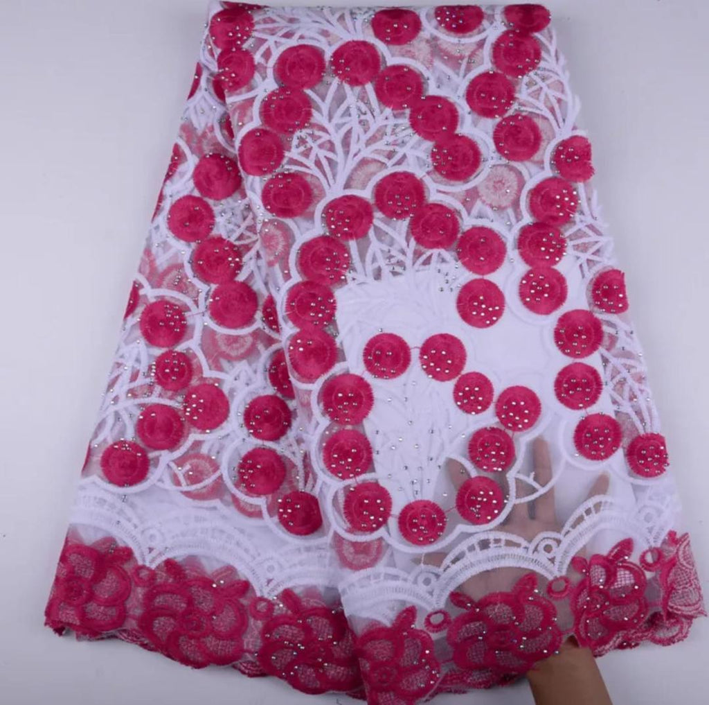 AFRICAN  FRENCH LACE FABRIC