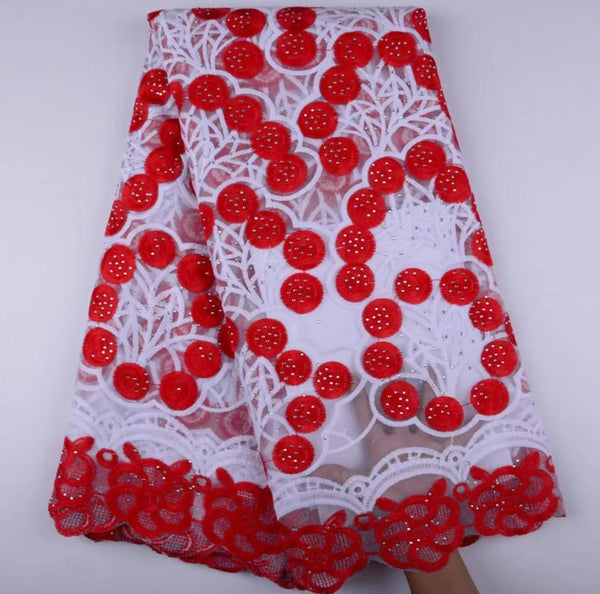 AFRICAN  FRENCH LACE FABRIC