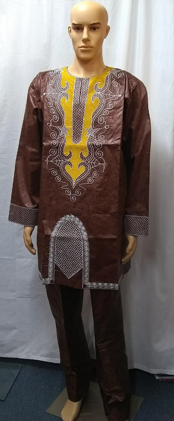 AFRICAN MEN'S 2 PIC DANSKI COMPLETE  SET OF OUTFIT 17