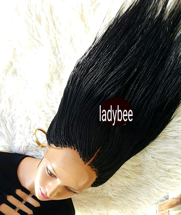 Million Braid Twist Classic Center/ Side Wig