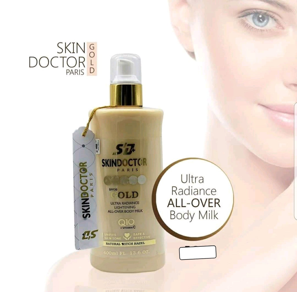 SKINDOCTOR PARIS GOLD ULTRA RADIANCE  LIGHTENING ALL OVER  BODY MILK