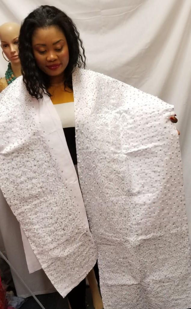 BRIDAL HEADTIE AND SHOULDER SHAWL SET FOR ALL OCCASION