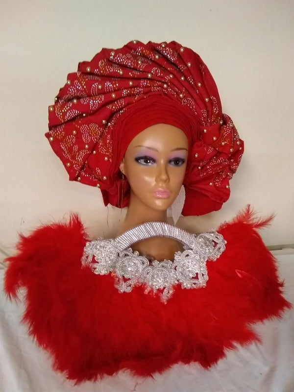 RED HEADTIE AUTO GELE