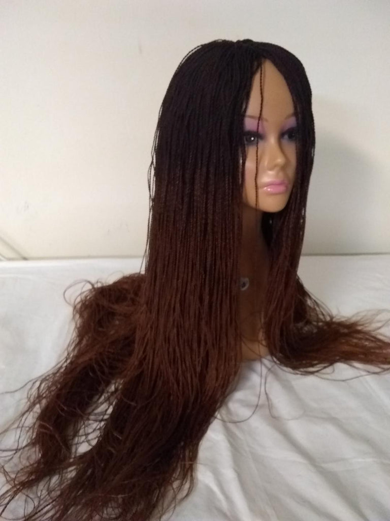 WIG MILLIONS BRAIDS  TOW TONES 24INCH
