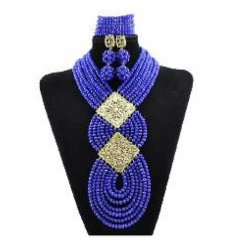 Wedding Beads Jewelry Set - Ladybee Swiss Lace