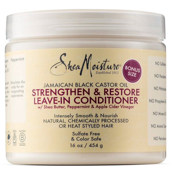 Shea Moisture Jamaican Black Castor Oil Strengthen, Grow & Restore Leave-In Conditioner 11oz